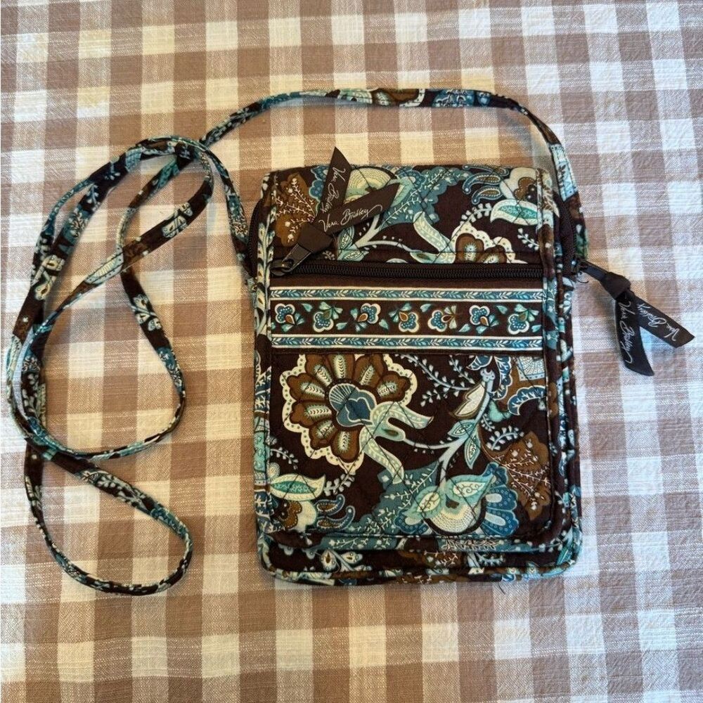 Vera Bradley All in One Crossbody Bag - Retired Java Blue